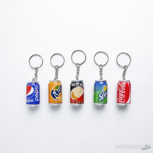 Soft Drink Can Keychains